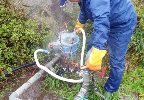 温泉水の検査